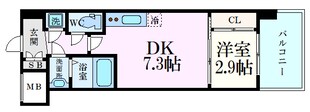 江坂駅 徒歩2分 5階の物件間取画像